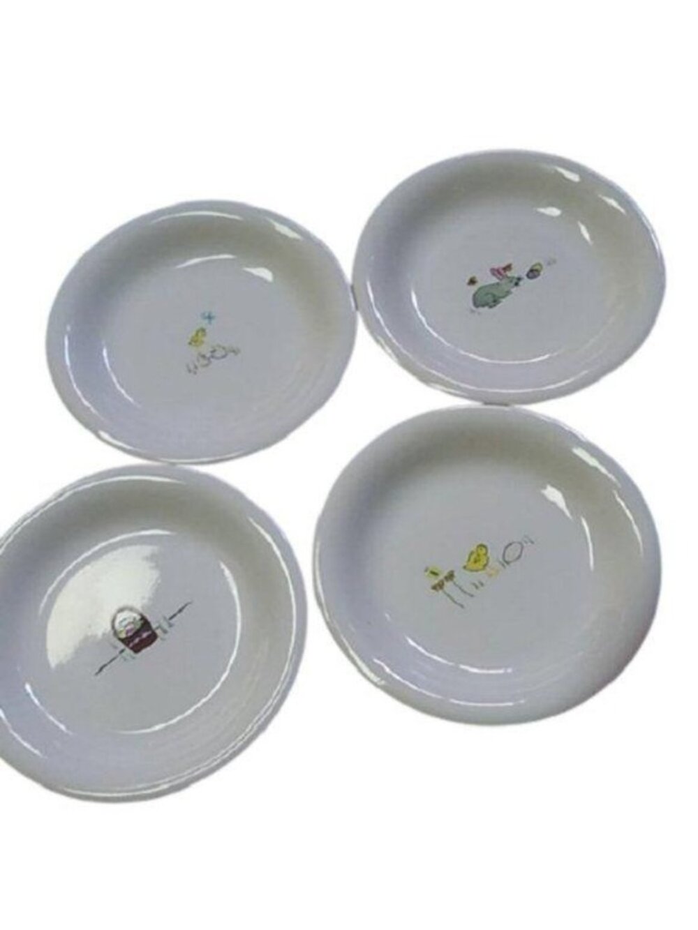World Market Easter Spring set plates 4